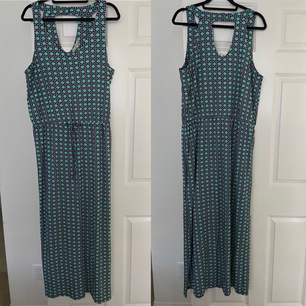 Banana Republic printed maxi dress